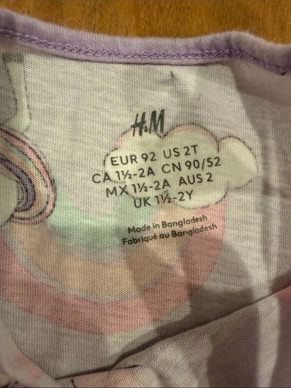 NWOT H&M Unicorn & Rainbow Tank Dress